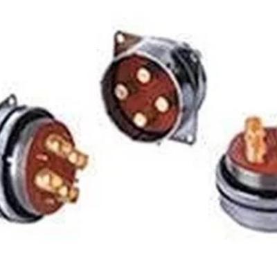 XCD系列圆形电连接器 线簧式电源 插头/方盘插座/螺母紧固式插座L